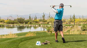 Player at the 7th Annual Pima Federal Golf Classic.
